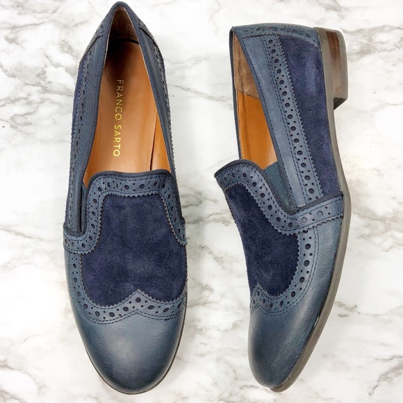 Franco Sarto Shoes - Franco Sarto | Suede Tibby Leather Oxfords Loafers